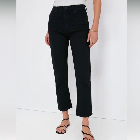MOTHER the high waisted rider ankle jeans in not guilty size 25